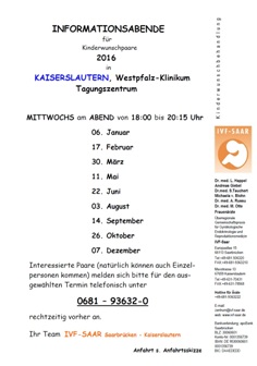 Infoabende Kaiserslautern